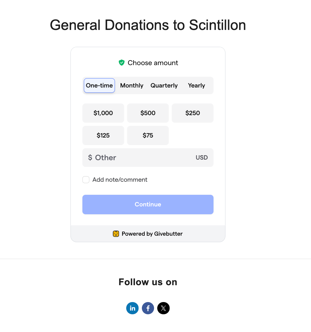 Scintillon Research Institute Website — screenshot 3