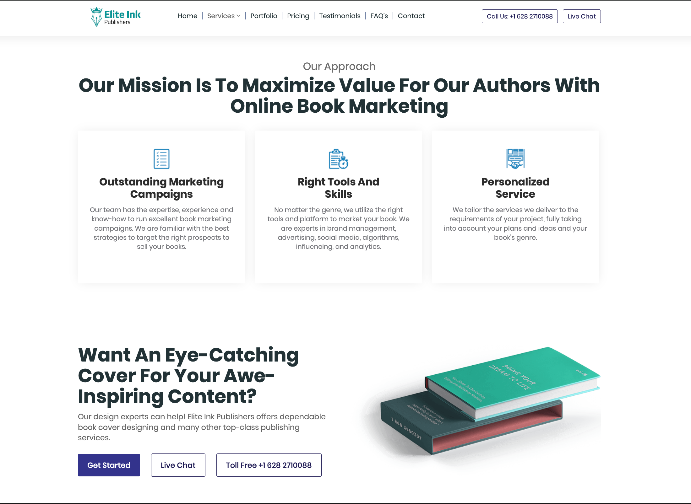 Elite Ink Publishers PHP Website — screenshot 3